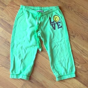 Capri sweat pants